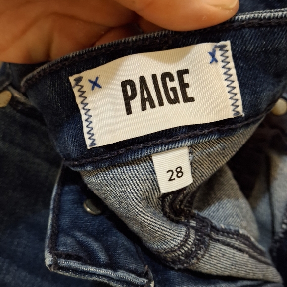 Paige Hoxton Ankle Fairview Jeans. - Picture 3 of 16